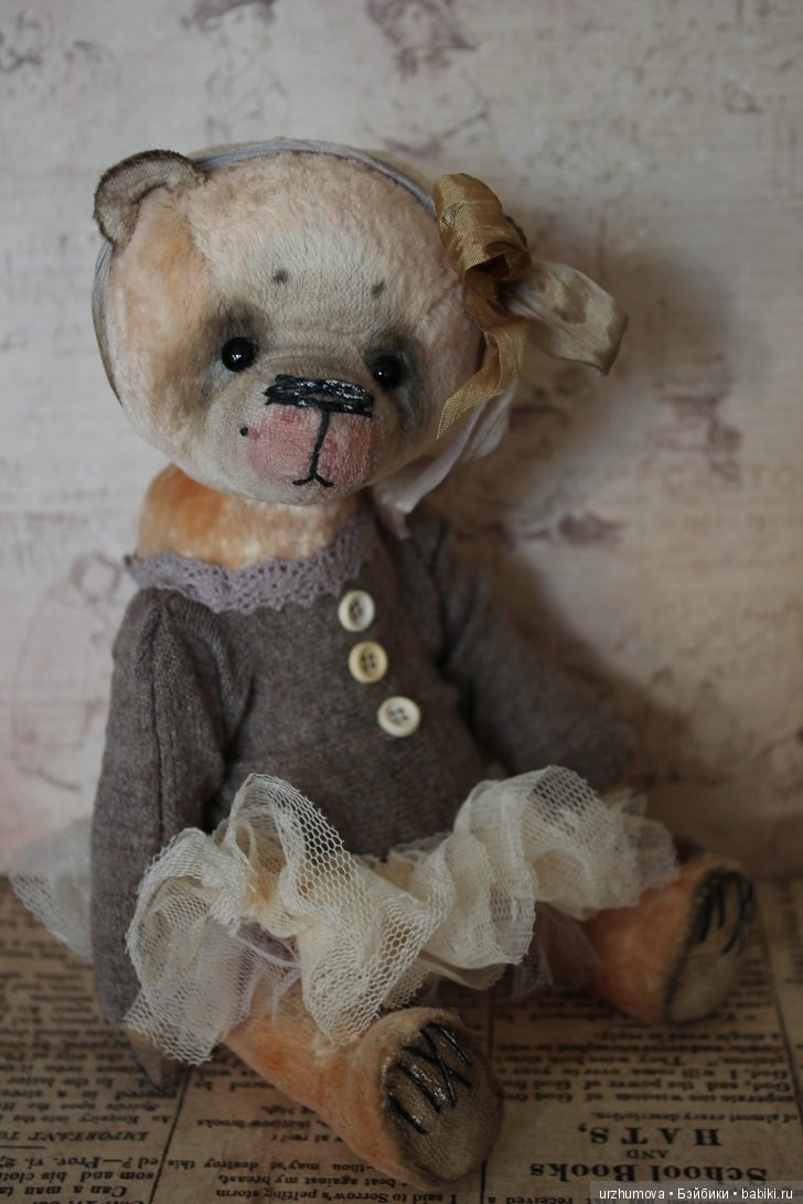 Лиза - мишка тедди ручной работы (фото 5)