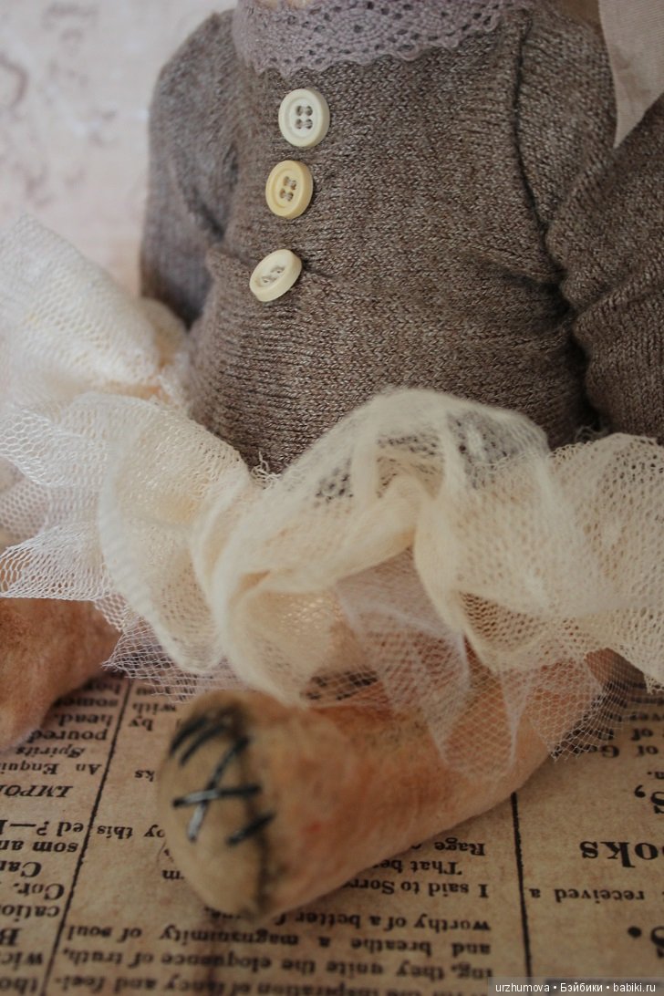 Лиза - мишка тедди ручной работы (фото 4)