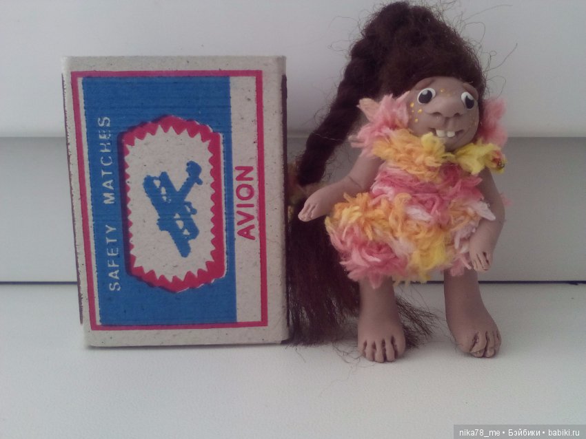 Мини пупсики-тролли. Весеннее настроение