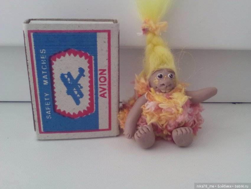 Мини пупсики-тролли. Весеннее настроение (фото 6)