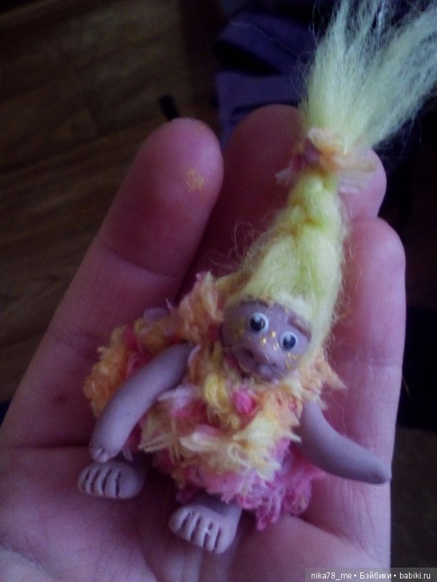 Мини пупсики-тролли. Весеннее настроение (фото 10)