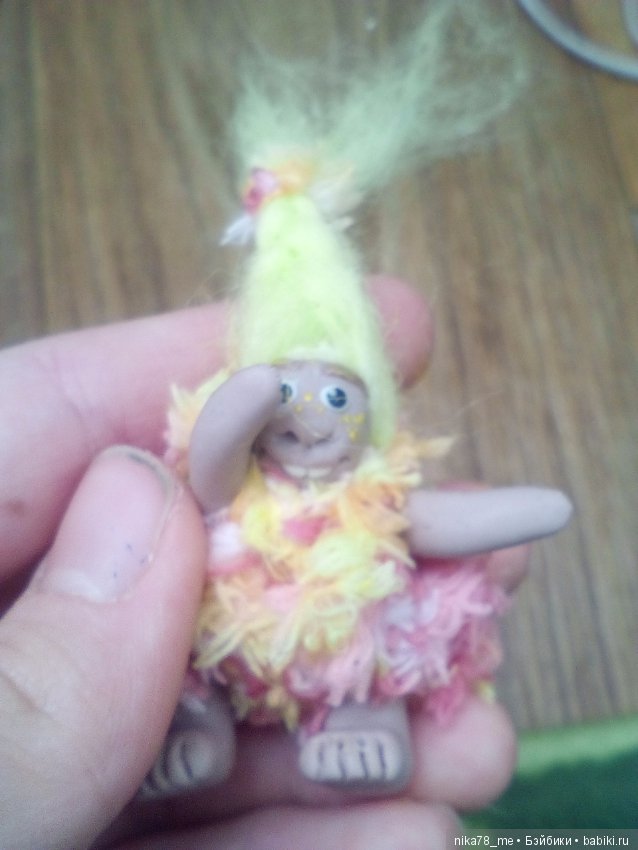 Мини пупсики-тролли. Весеннее настроение (фото 8)