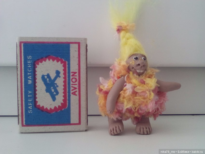 Мини пупсики-тролли. Весеннее настроение (фото 5)