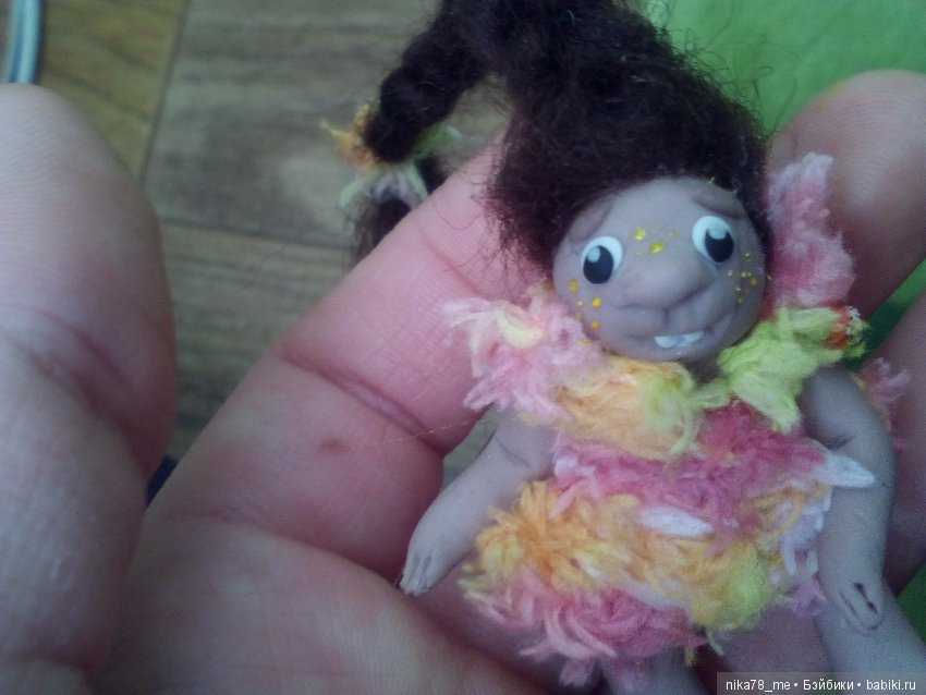 Мини пупсики-тролли. Весеннее настроение