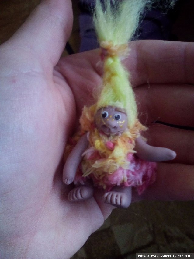 Мини пупсики-тролли. Весеннее настроение (фото 9)