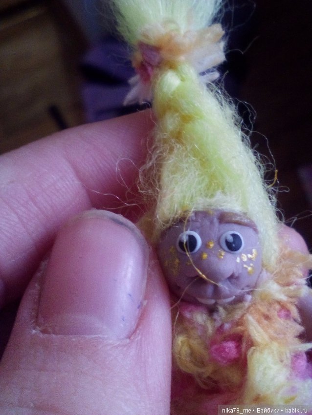 Мини пупсики-тролли. Весеннее настроение