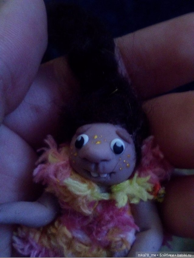 Мини пупсики-тролли. Весеннее настроение