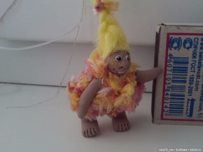 Мини пупсики-тролли. Весеннее настроение