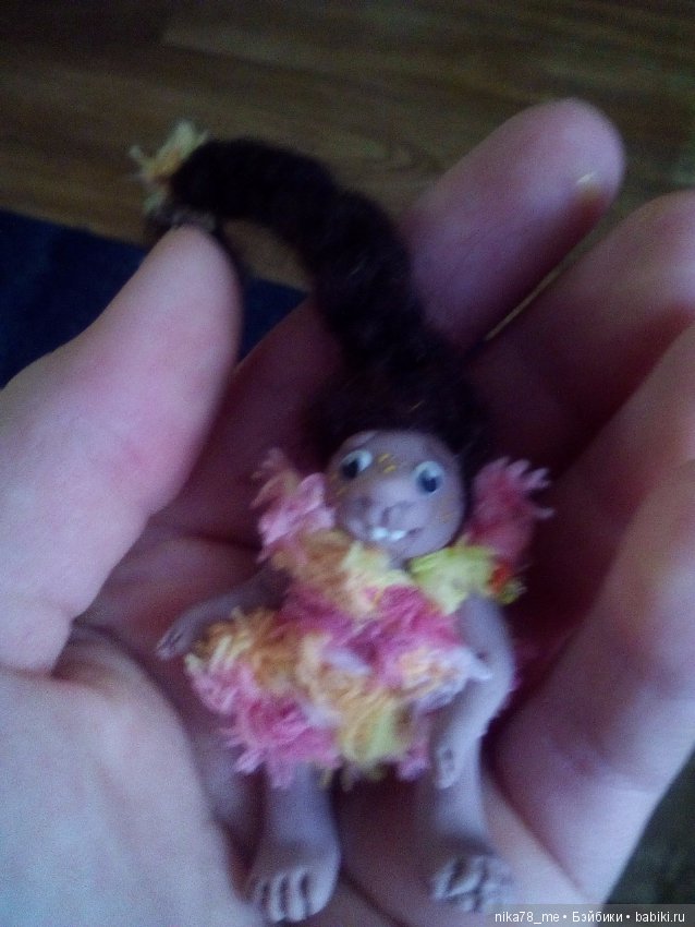 Мини пупсики-тролли. Весеннее настроение