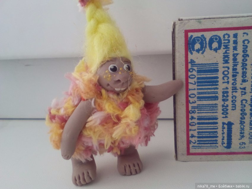 Мини пупсики-тролли. Весеннее настроение