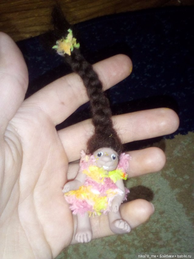 Мини пупсики-тролли. Весеннее настроение