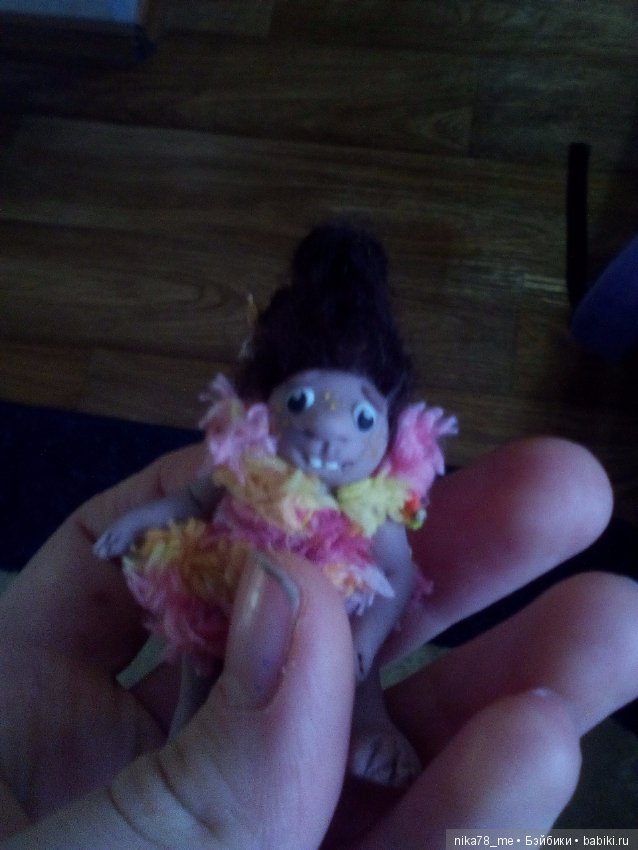 Мини пупсики-тролли. Весеннее настроение