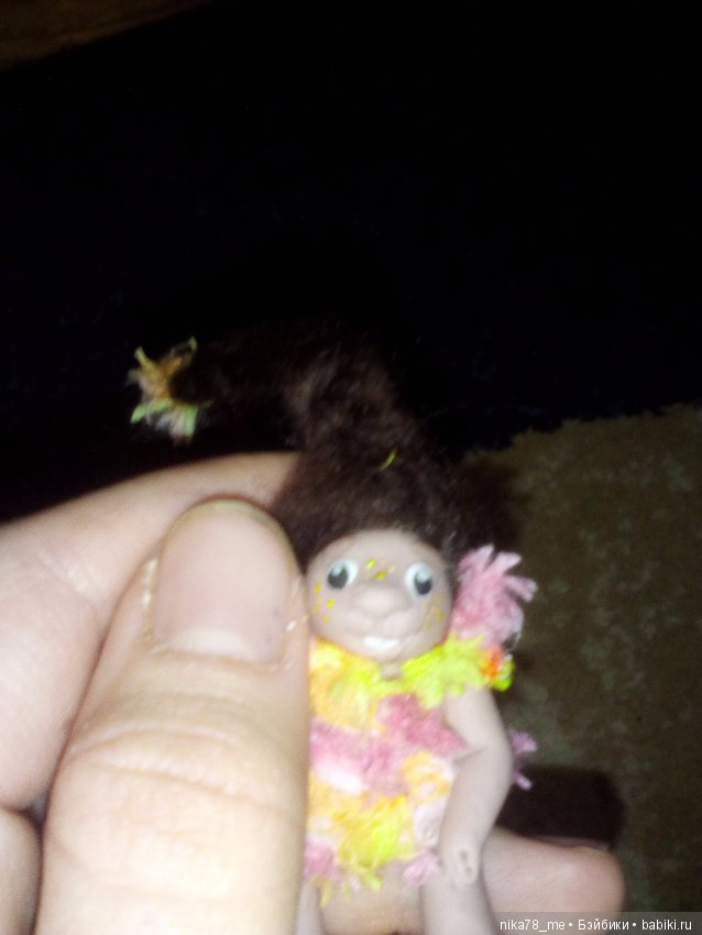 Мини пупсики-тролли. Весеннее настроение