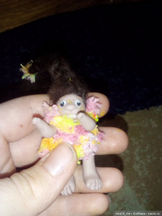 Мини пупсики-тролли. Весеннее настроение