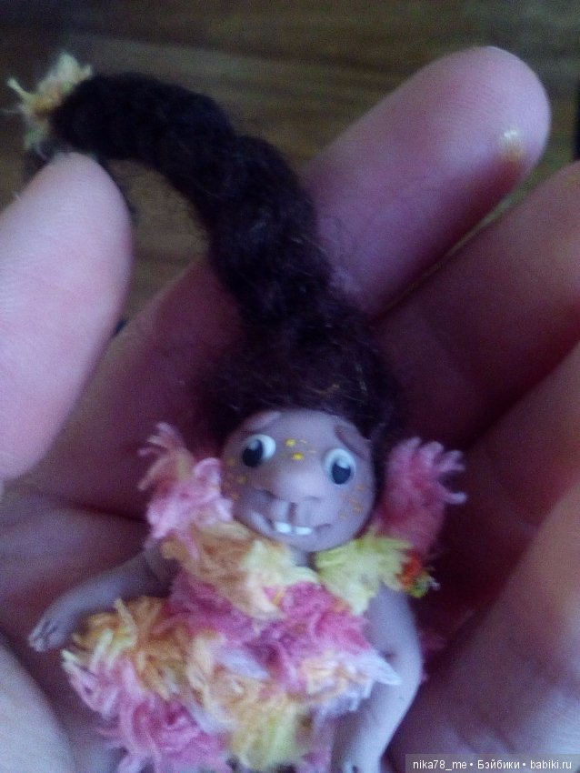 Мини пупсики-тролли. Весеннее настроение