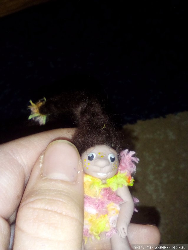 Мини пупсики-тролли. Весеннее настроение