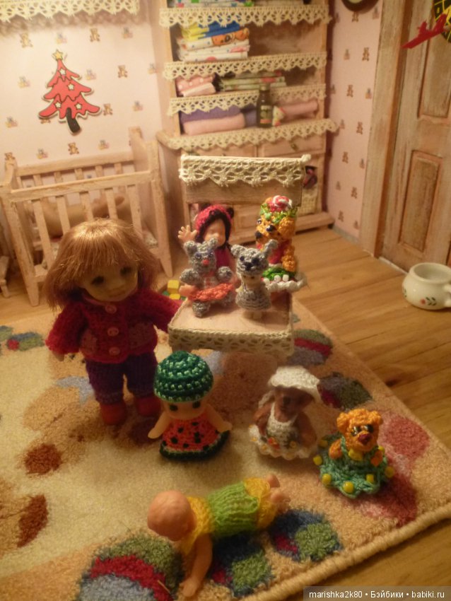 Кукольная миниатюра. Проба пера. Микровязание (фото 5)