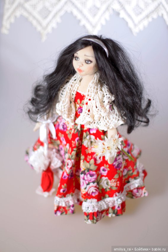Вероника игровая, текстильная кукла (фото 2)