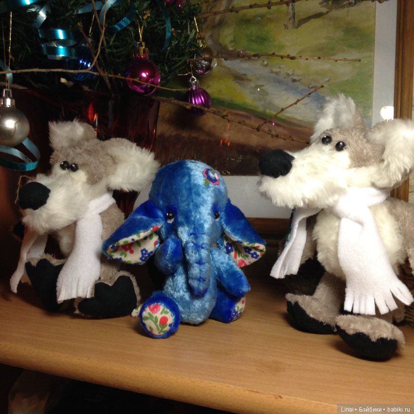 В догонку Новому году — Домашние фото авторских игрушек: Тедди