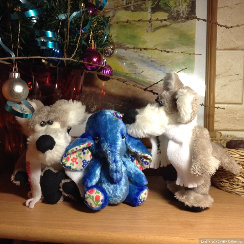 В догонку Новому году — Домашние фото авторских игрушек: Тедди