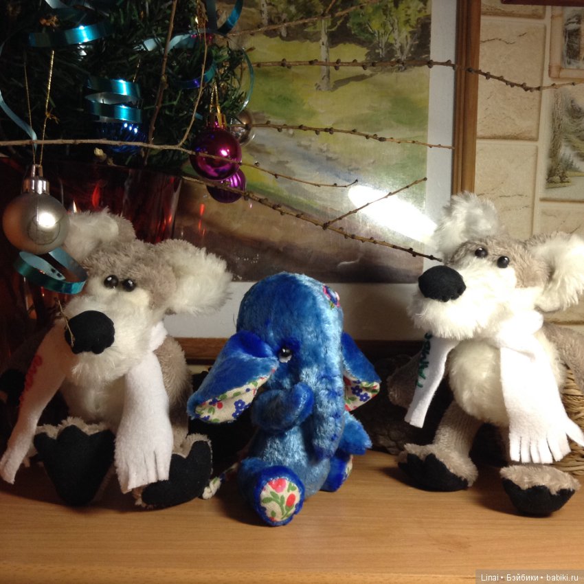 В догонку Новому году — Домашние фото авторских игрушек: Тедди