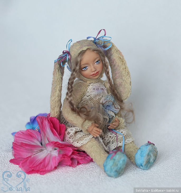 Моя авторская кукла тедди долл зайка. SeVlaNa (фото 9)