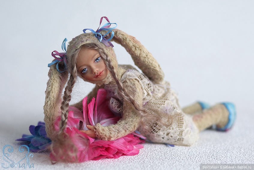 Моя авторская кукла тедди долл зайка. SeVlaNa (фото 4)