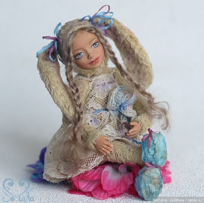 Моя авторская кукла тедди долл зайка. SeVlaNa (фото 6)