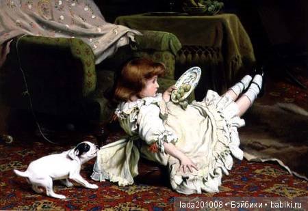 Анималист 19 века художник Charles Burton Barber. Один из лучших в свое время