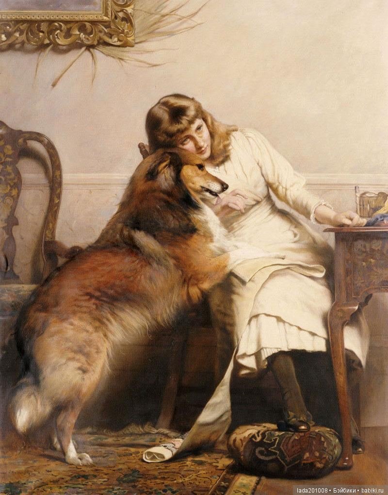 Анималист 19 века художник Charles Burton Barber. Один из лучших в свое время