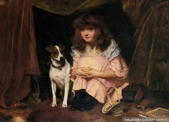 Анималист 19 века художник Charles Burton Barber. Один из лучших в свое время