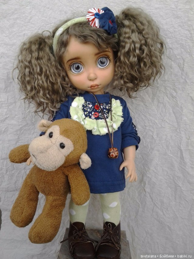 Моя вторая Боня-Бонечка-Бонита ООАК куклы Рапунцель