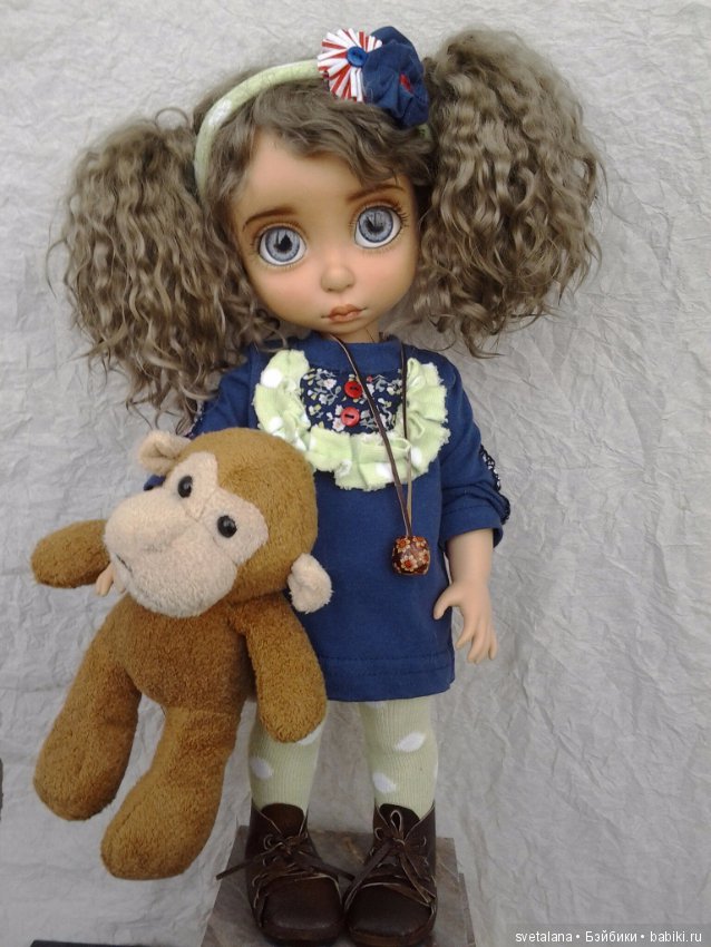 Моя вторая Боня-Бонечка-Бонита ООАК куклы Рапунцель (фото 8)