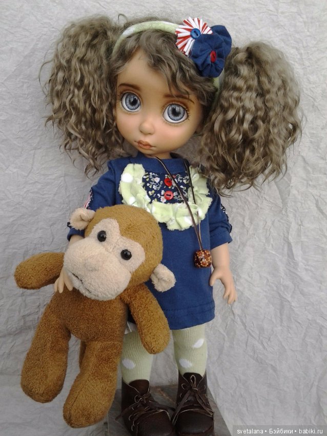 Моя вторая Боня-Бонечка-Бонита ООАК куклы Рапунцель