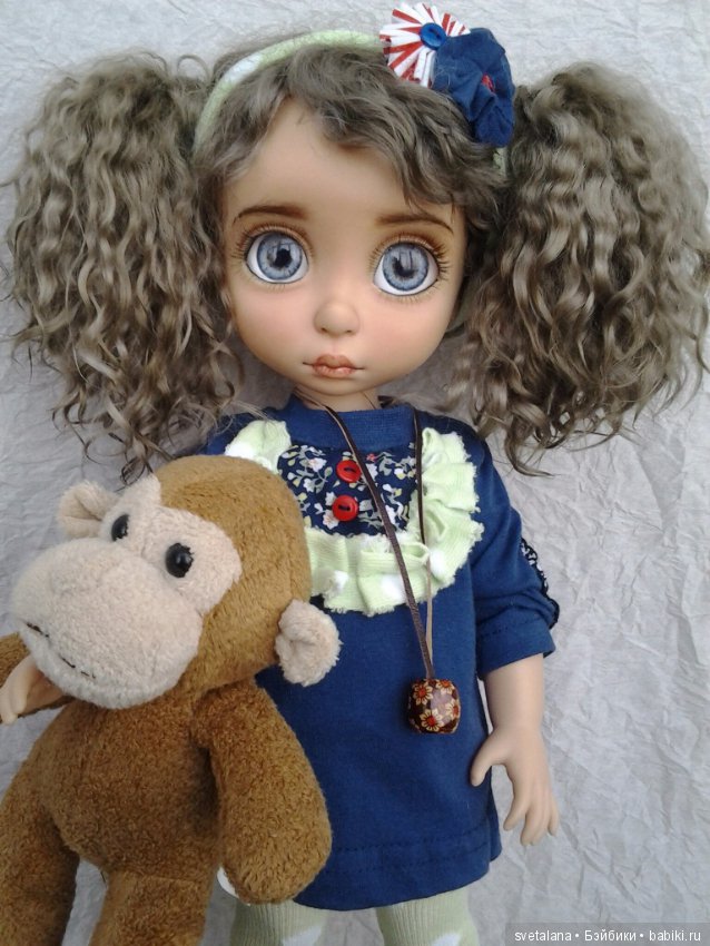 Моя вторая Боня-Бонечка-Бонита ООАК куклы Рапунцель