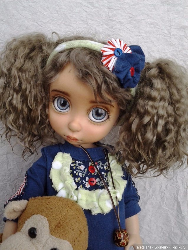 Моя вторая Боня-Бонечка-Бонита ООАК куклы Рапунцель (фото 6)