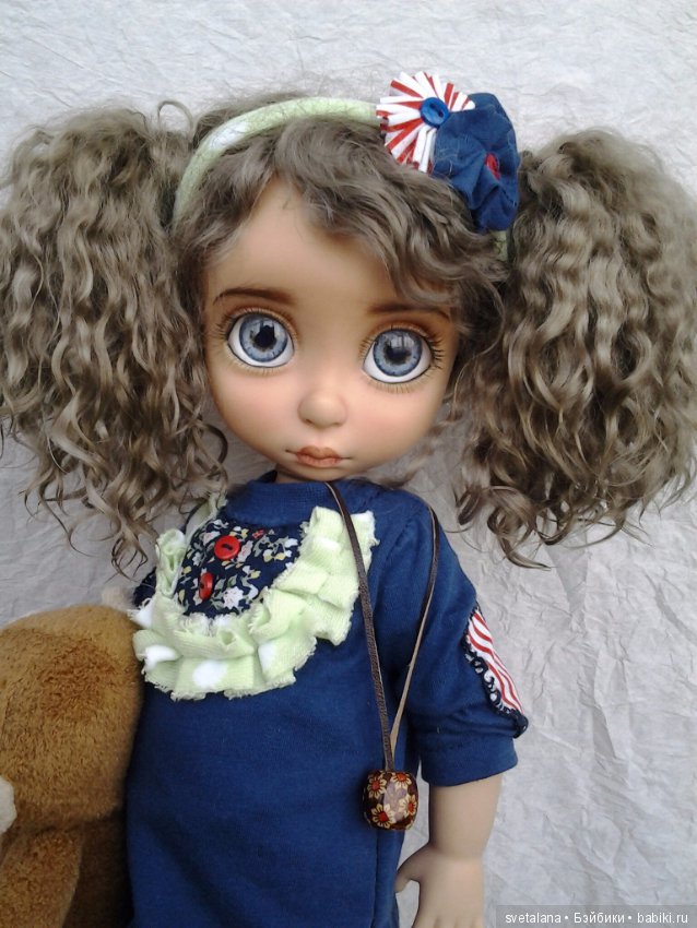 Моя вторая Боня-Бонечка-Бонита ООАК куклы Рапунцель