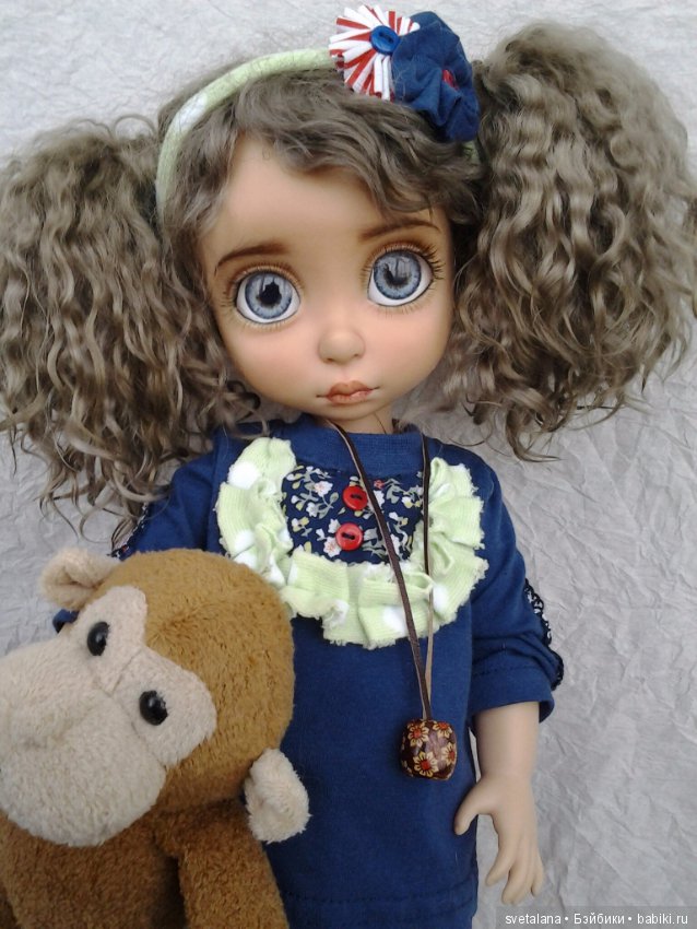 Моя вторая Боня-Бонечка-Бонита ООАК куклы Рапунцель (фото 2)