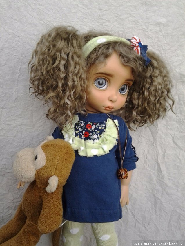 Моя вторая Боня-Бонечка-Бонита ООАК куклы Рапунцель (фото 5)