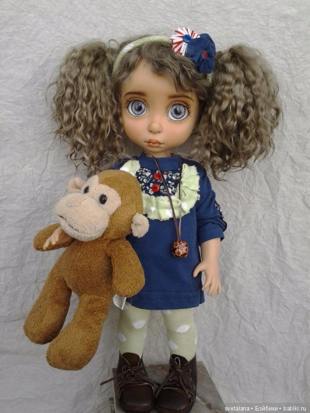 Моя вторая Боня-Бонечка-Бонита ООАК куклы Рапунцель (фото 4)