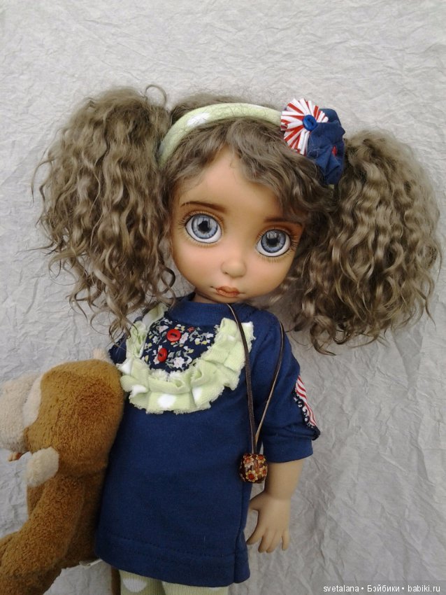 Моя вторая Боня-Бонечка-Бонита ООАК куклы Рапунцель