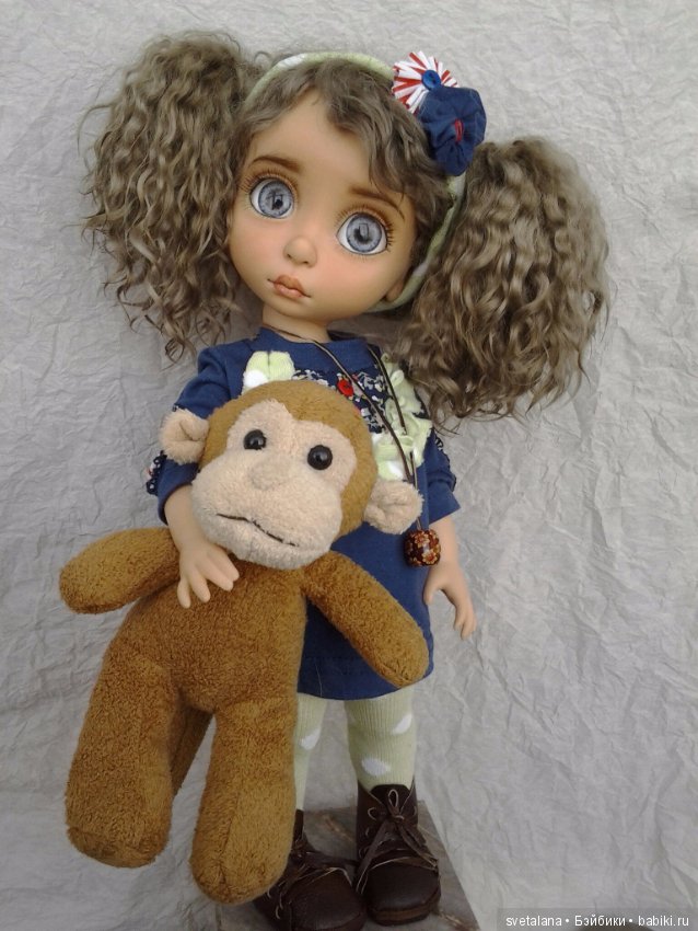 Моя вторая Боня-Бонечка-Бонита ООАК куклы Рапунцель (фото 7)