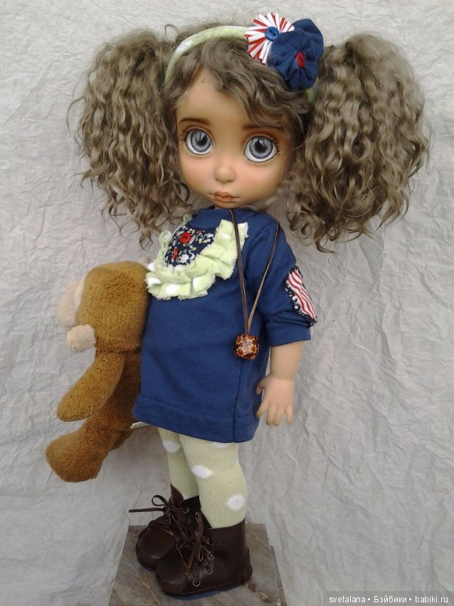 Моя вторая Боня-Бонечка-Бонита ООАК куклы Рапунцель (фото 10)