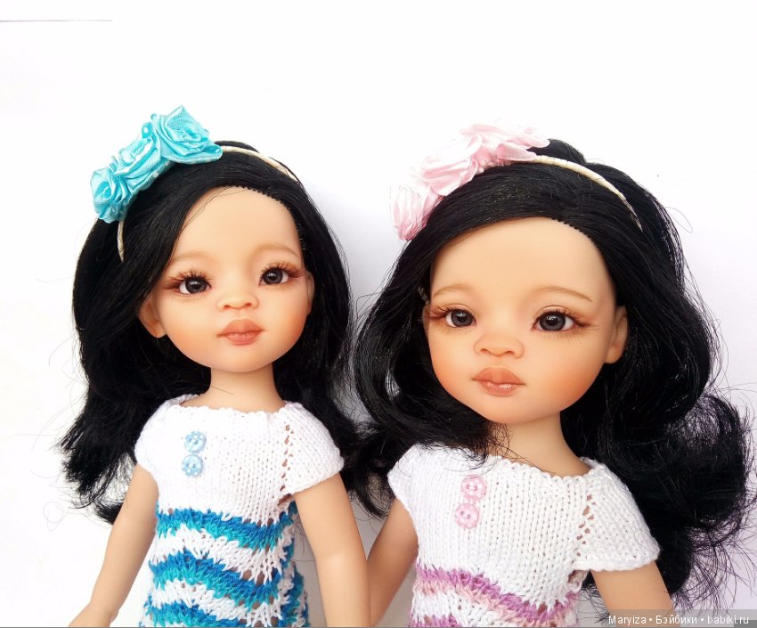 Сестрички Лиуши ООАК — ООАК Paola Reina (Паола Рейна) и испанских кукол: перерисовка