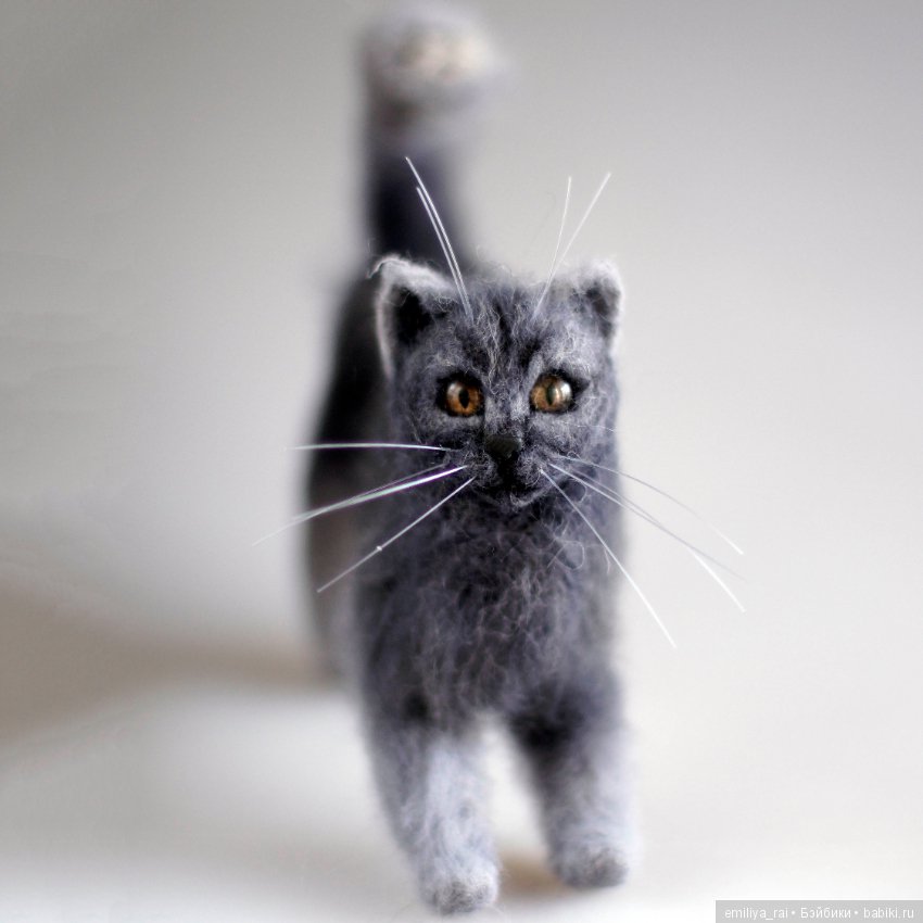 Кошечка Матильда. Валяние из шерсти (фото 3)