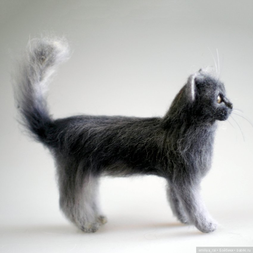 Кошечка Матильда. Валяние из шерсти (фото 2)