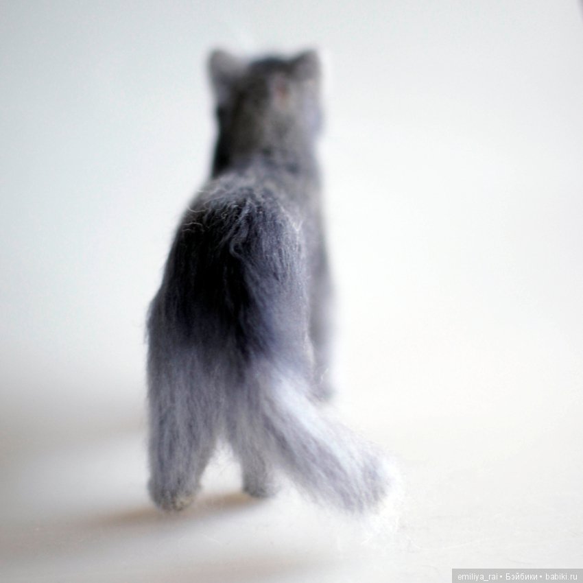 Кошечка Матильда. Валяние из шерсти (фото 4)