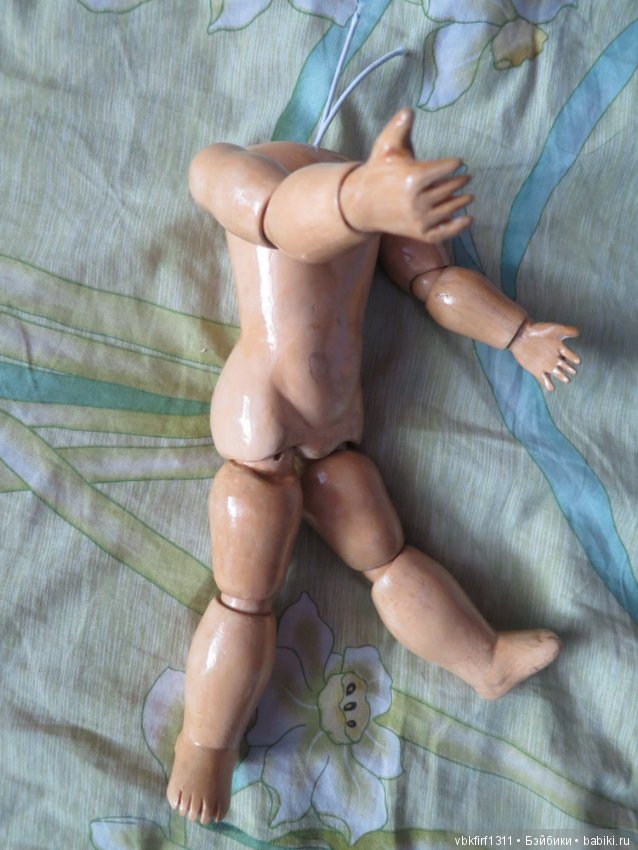 Рождение... Кестнер 143 — Реставрация антикварных кукол: ремонт фарфора (фото 7)