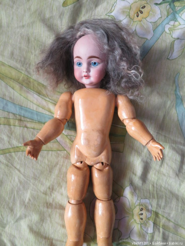 Рождение... Кестнер 143 — Реставрация антикварных кукол: ремонт фарфора (фото 5)