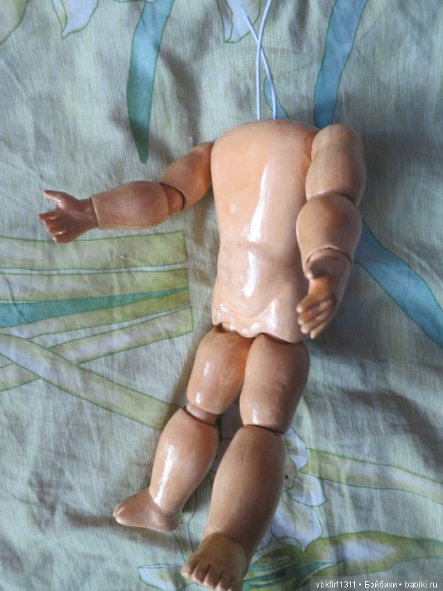 Рождение... Кестнер 143 — Реставрация антикварных кукол: ремонт фарфора (фото 8)